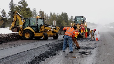 Photo of ODOT crew working on-site.