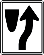 keep right sign