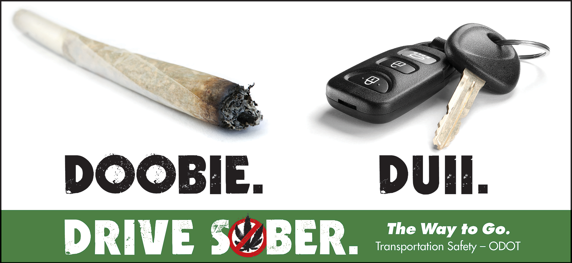 Smoking a Doobie can get you a DUII poster