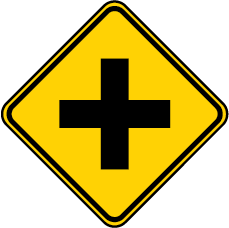 crossroad sign