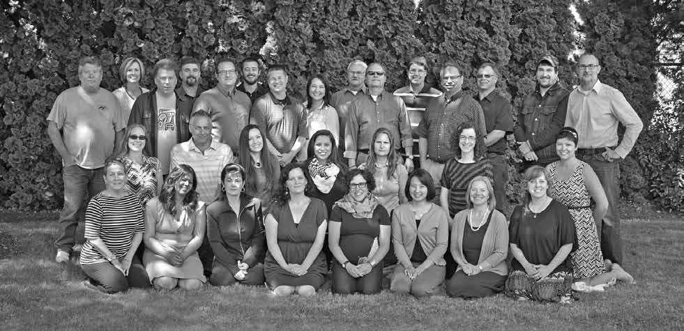 Black and white picture of Aspiring Leadership Program graduates 2014. 