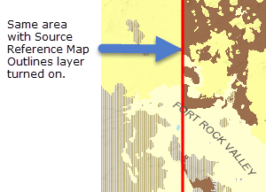 boundary faults with Ref Map layer turned on