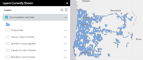 downloadable lidar layer