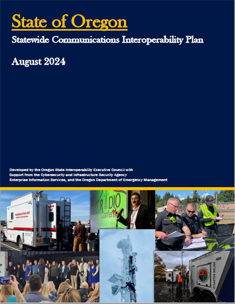 Oregon Statewide Communications Interoperability Plan Cover