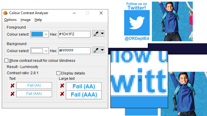colour contrast analyser for mac
