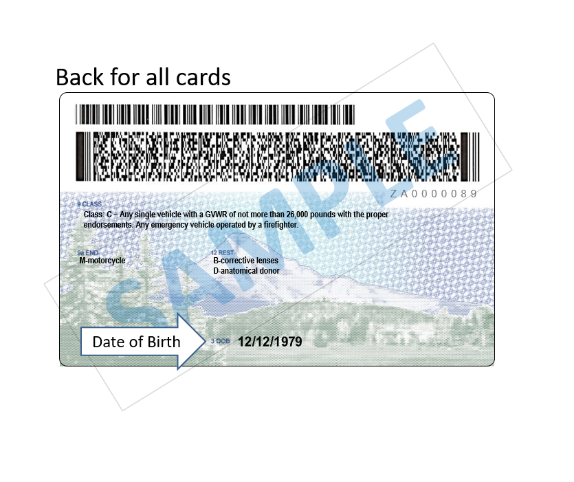 Oregon Department of Transportation : A New Design for Oregon Driver Licenses and ID Cards ...