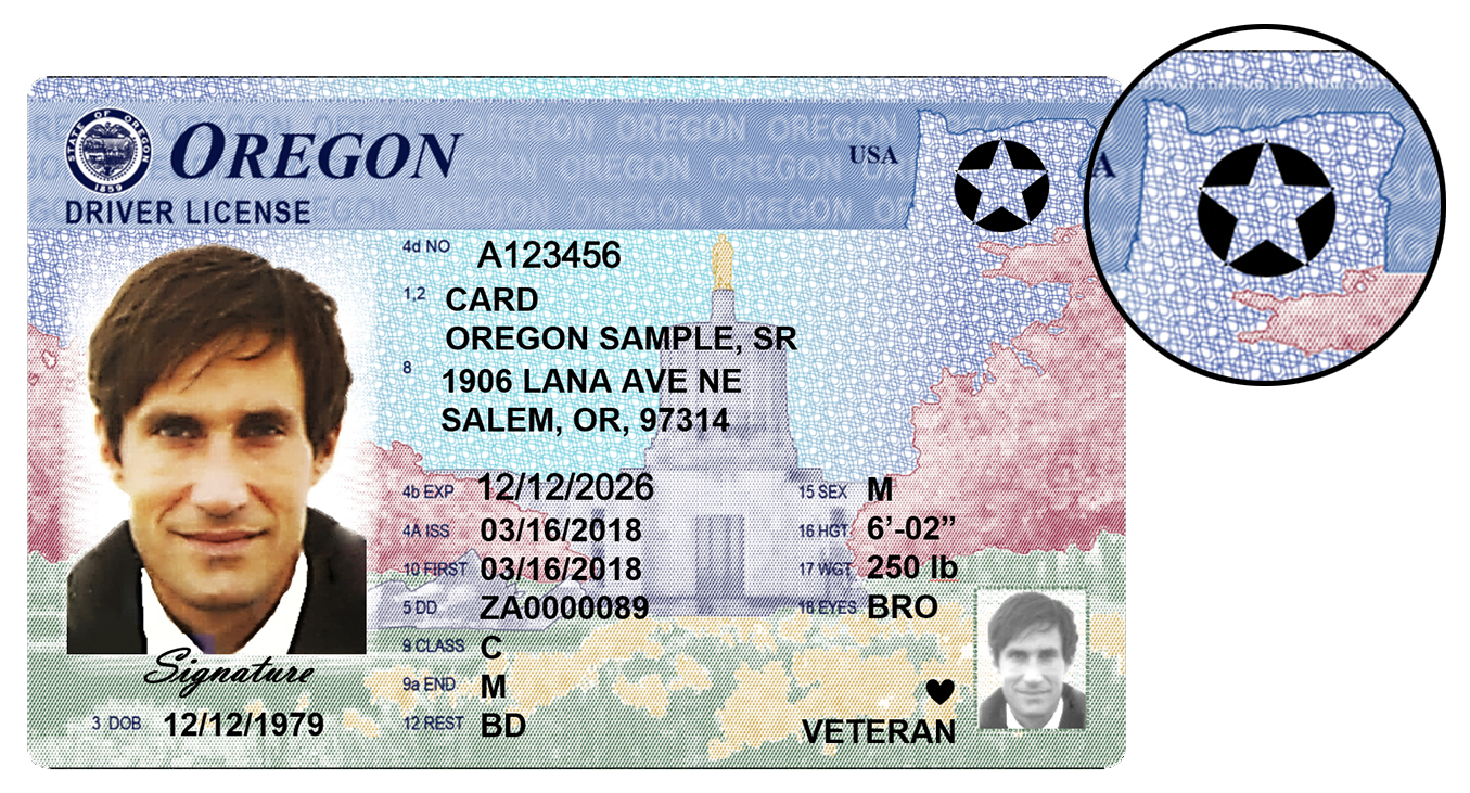 Oregon Department of Transportation Real ID Information Oregon