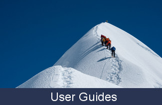 Picture of mountain guides and User Guides banner