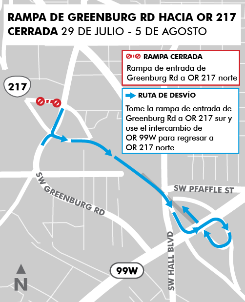 Mapa de desvío para la rampa de entrada de Greenburg Road.png