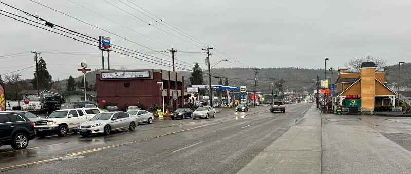 Traffic on Garden Valley Blvd.