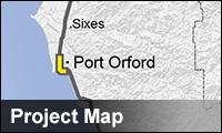 Port Orford project map