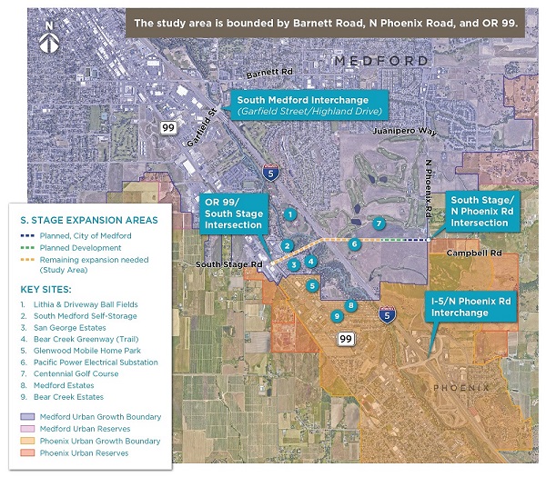 South Stage Road Extension map