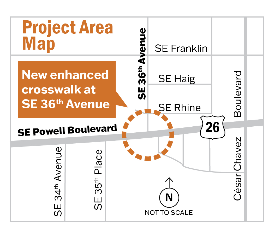 Project area map graphic.