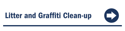 Litter and Graffiti Clean-up Button - click to visit