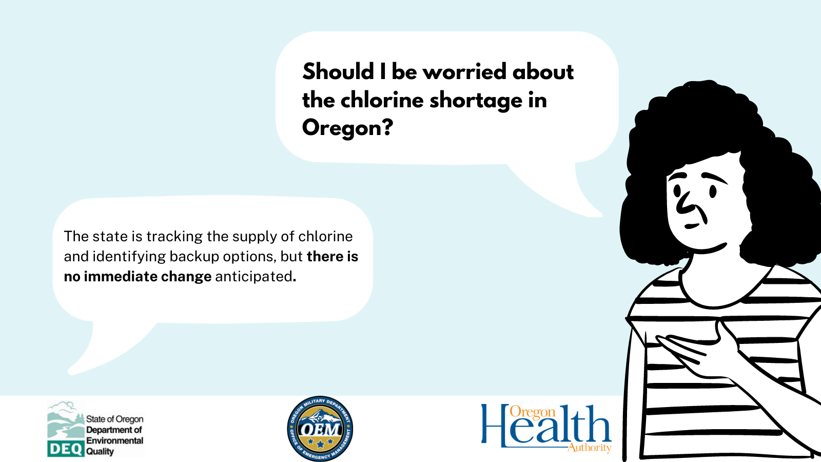Oregon Department of Emergency Management Chlorine Shortage and