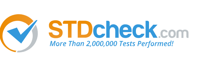 STD Check.com logo "more than 2,000,000 tests performed!"