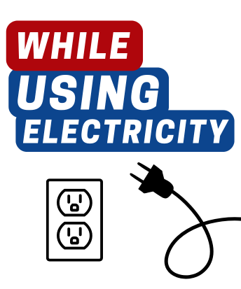 saftey tips while using electricity