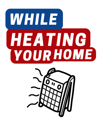 While heating your home