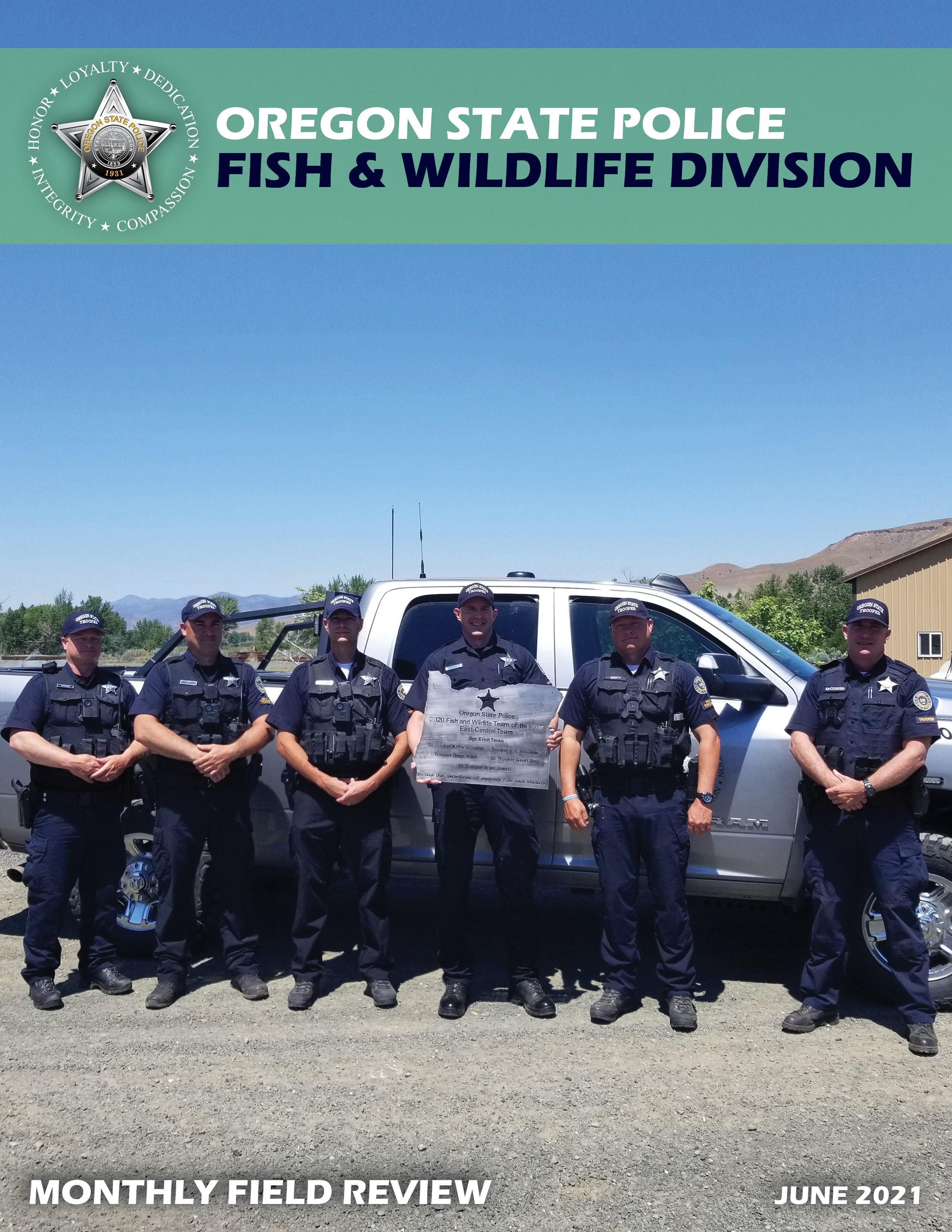 Oregon State Police Page Fish and Wildlife Division State
