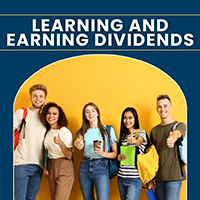 Picture of Learning and earning dividends logo